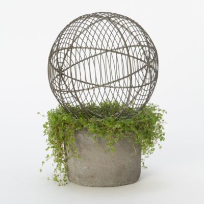 Wire Garden Sphere, Large Terrain