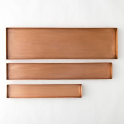 Habit & Form Rectangle Tray, Copper 2436" Terrain