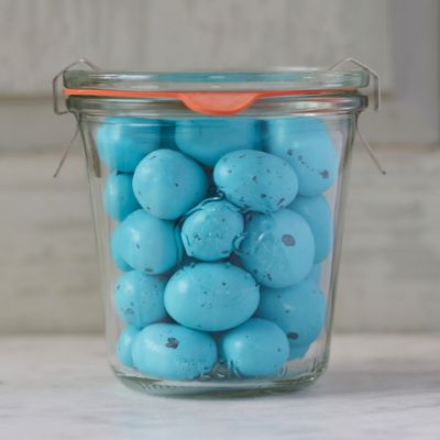 Chocolate Robin Eggs Weck Jar, Small Terrain