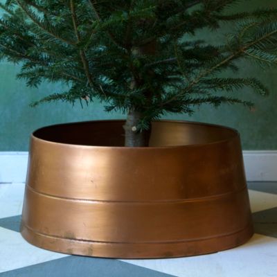 Copper Christmas Tree Skirt 