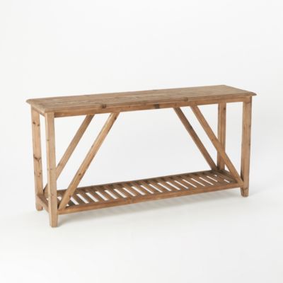 Reclaimed Wood Console Table Terrain