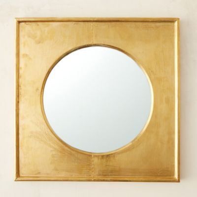 Brass Square Frame Mirror Terrain