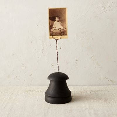 Turned Wood Photo Holder in House + Home Vases + Accents at Terrain