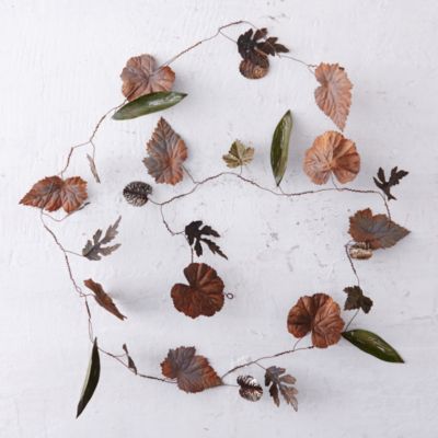 Pressed Metal Leaf Garland Terrain