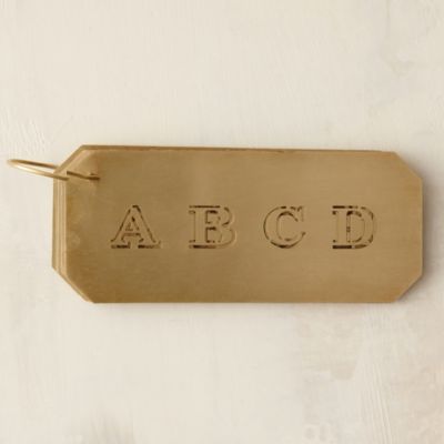 Brass Alphabet Stencils Terrain