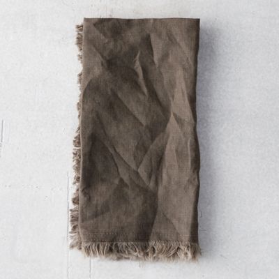 WellWrinkled Linen Napkin in HOLIDAY Table Linens at Terrain