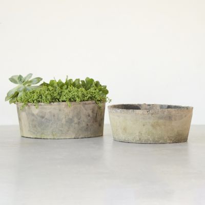 Earth Fired Clay Cylinder Bowl