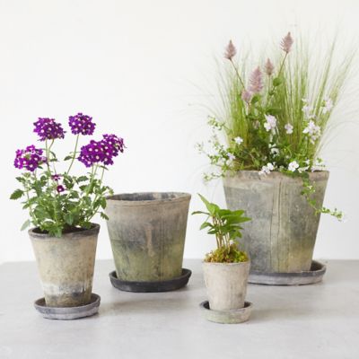 Earth Fired Clay Herb Pot