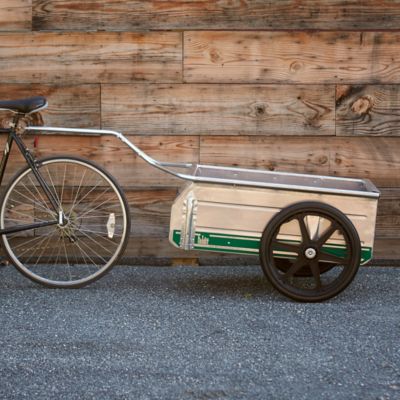 Folding Garden Cart Bicycle Hitch Terrain