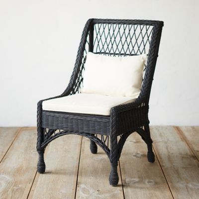Ebony Rattan Chair