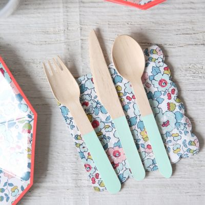 Color Dipped Picnic Cutlery Set Terrain