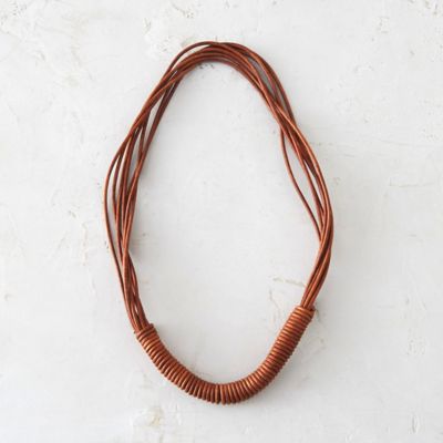 Leather Coil Necklace Terrain