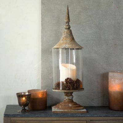 Distressed Iron Cupola Hurricane