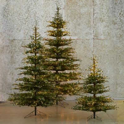 PreLit LED Faux Noble Fir Terrain
