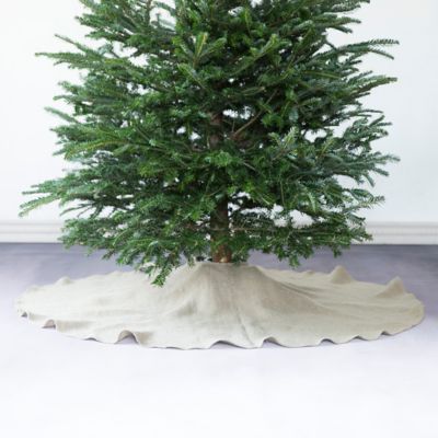 Natural Linen Tree Skirt Terrain