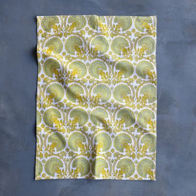 Saffron Paisley Tea Towel Terrain