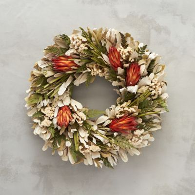 Sunset Protea Wreath