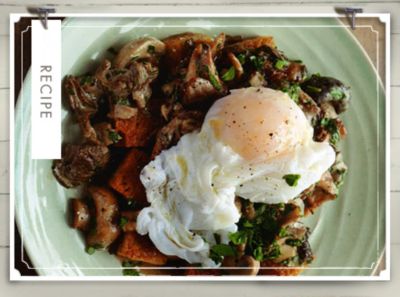 Recipe of the Week: Mushroom Ragout with Poached Duck Egg