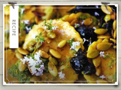 Recipe of the Week: Ravioli Salad with Black Olives & Pepitas