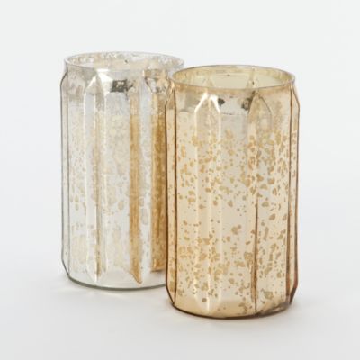 Mercury Glass Tall Candle Terrain
