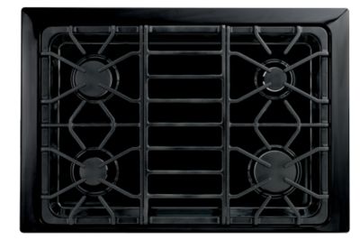 Frigidaire PLCS389EC SS -- Beautiful, Black Porcelain Cooktop And Cast Iron Grates With Pro Matte Finish