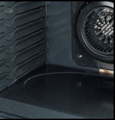 Self-clean oven interior