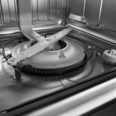 Interior, Stainless Tub, Spray Arms