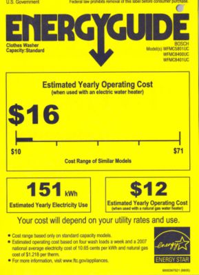Energy Guide, USA