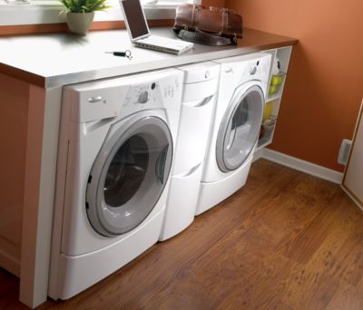 Laundry Room With Washer/Dryer Pair