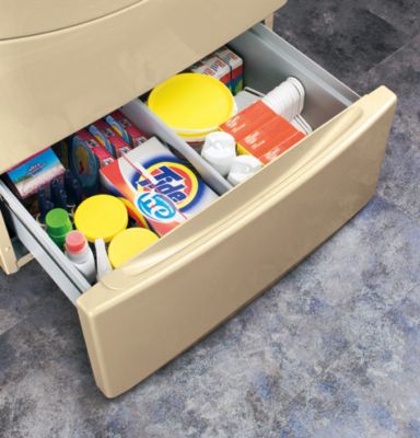 Optional storage pedestal