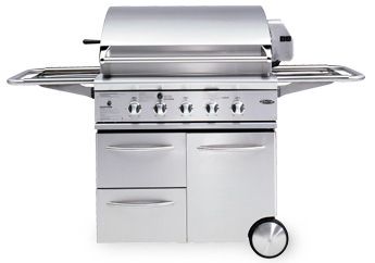 DCS BGB36 BQAR LP SS Grill With DCS BGA36CSS Grill Cart (Sold Separately)