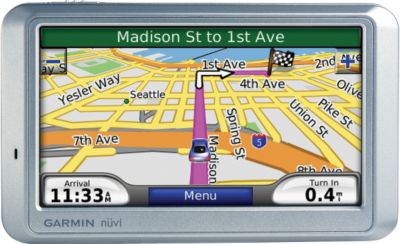 Front Of nuvi 750