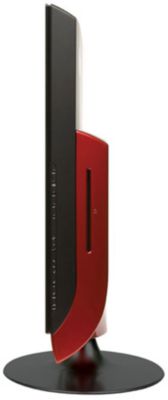Side view with DVD slot