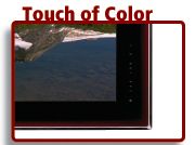 Close up of Samsung exclusive Touch of Color technology