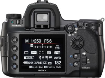 Rear LCD view