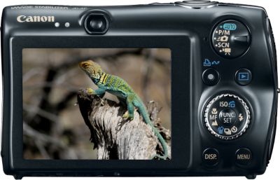 Back of PowerShot SD990 IS
