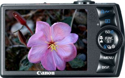 Back of PowerShot SD880 IS