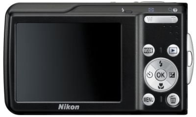 Back of COOLPIX S210