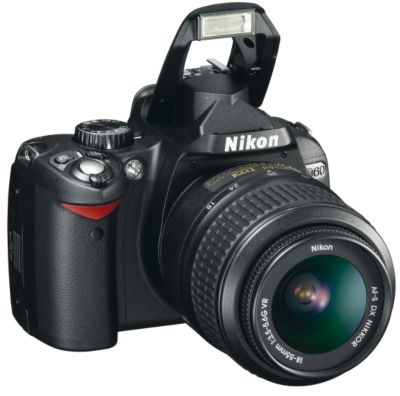 Nikon D60 SLR OUTFIT W/18-55MM AND 55-200MM LENSES Digital Cameras