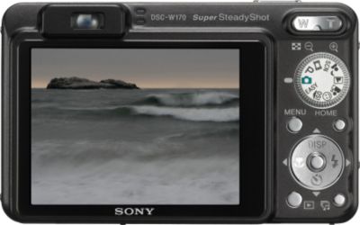 Back of DSC-W170/B