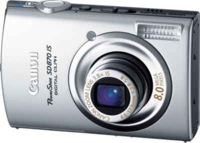 Canon PowerShot SD870IS Silver Digital Cameras