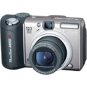 Canon PowerShot A650 IS 12.1 Megapixel PowerShot Digital Camera