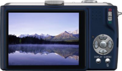 Rear View, LCD Screen, Blue Model