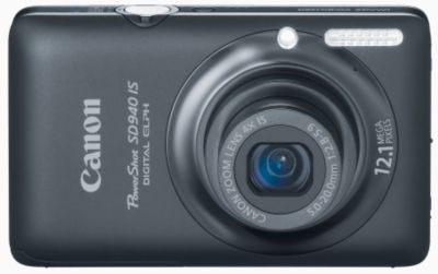 Canon SD940IS Black Digital Cameras