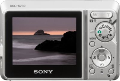 Back of DSC-S730
