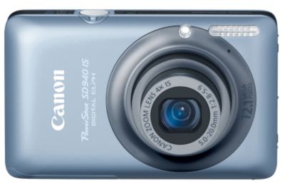 Canon SD940IS Blue Digital Cameras
