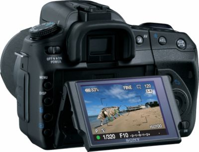 Back of DSLR-A350X