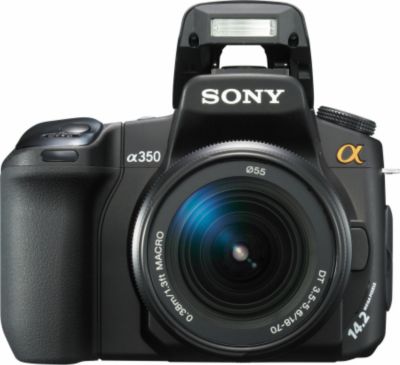 Built-in flash on DSLR-A350X