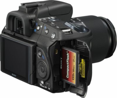 Media slot on DSLR-A350X
