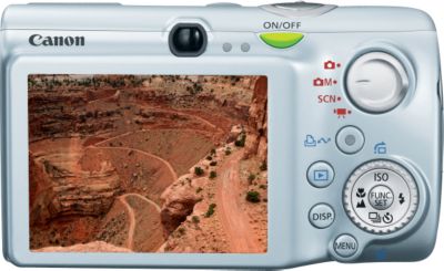 Back of PowerShot SD890 IS